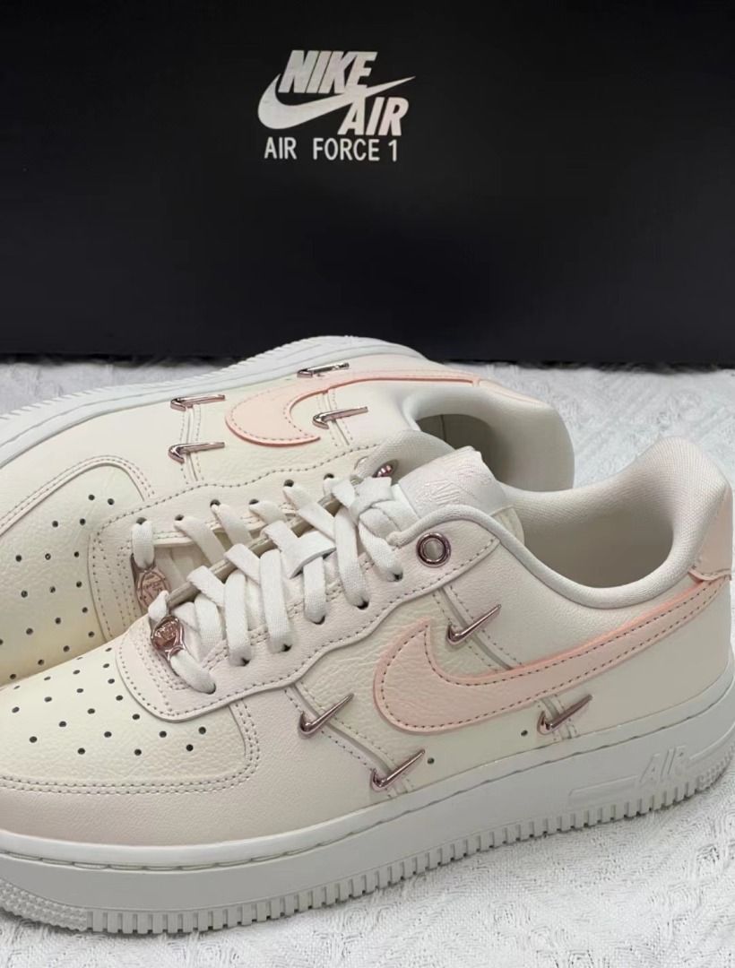 👑Nike Air Force 1 Low07 LX女款白粉色, 女裝, 鞋, 波鞋- Carousell