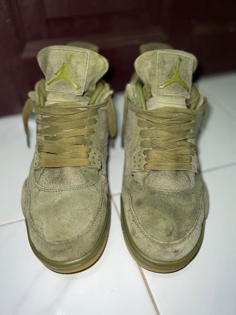 Jordan 4 discount kaws green