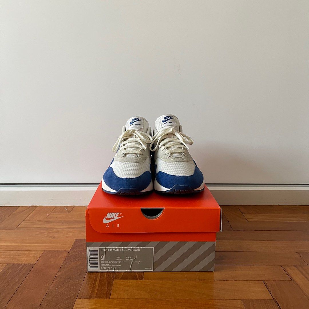 Nike air max 1 og 2017 royal blue on sale
