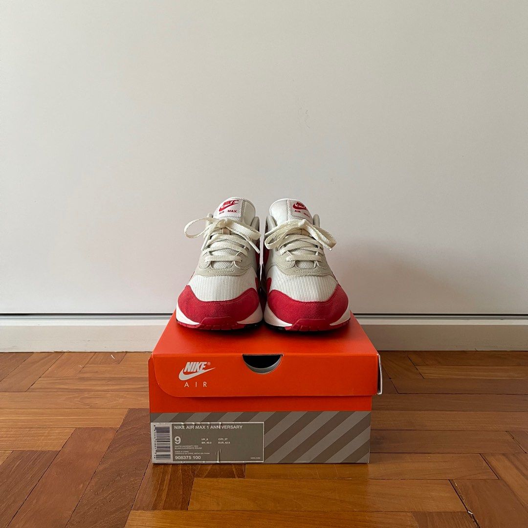 Nike air max hotsell 1 anniversary university red