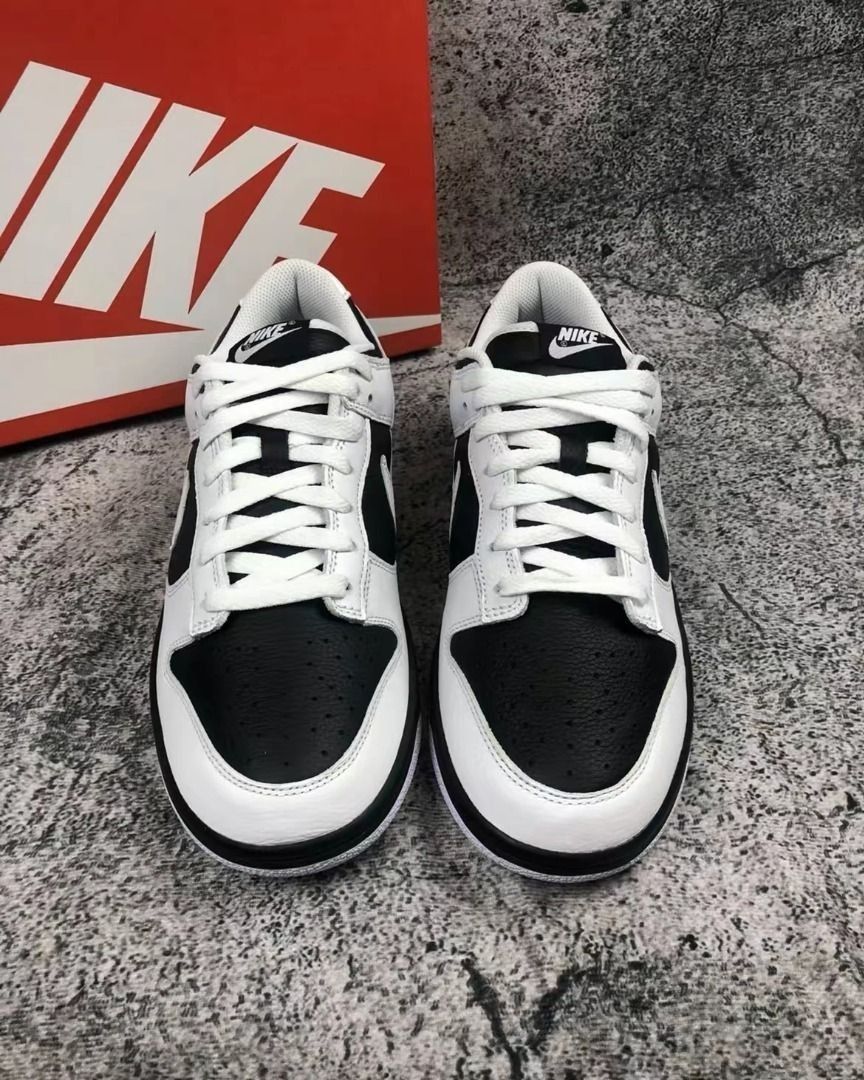 Nike Dunk Low Reverse Panda Low Top Board Shoe Unisex Men s Fashion Footwear Sneakers on Carousell