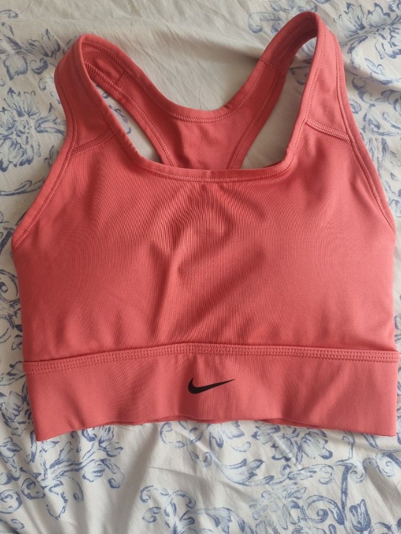 Nike Pink High Compression Gym Bra with Pads Size Small Medium, Women's  Fashion, Activewear on Carousell
