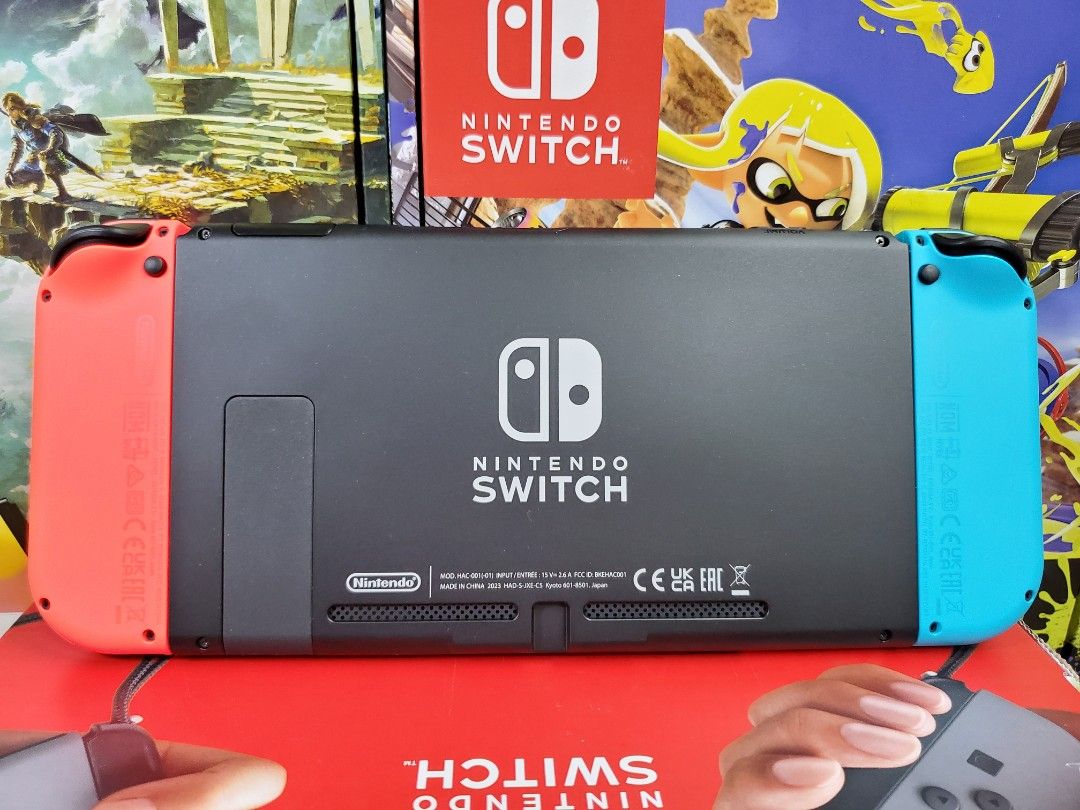 全新原裝正版Nintendo Switch遊戲主機（電池持續時間加長版）原廠原封