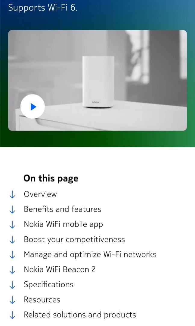 Nokia WiFi Beacon 2 router, Computers & Tech, Parts & Accessories ...