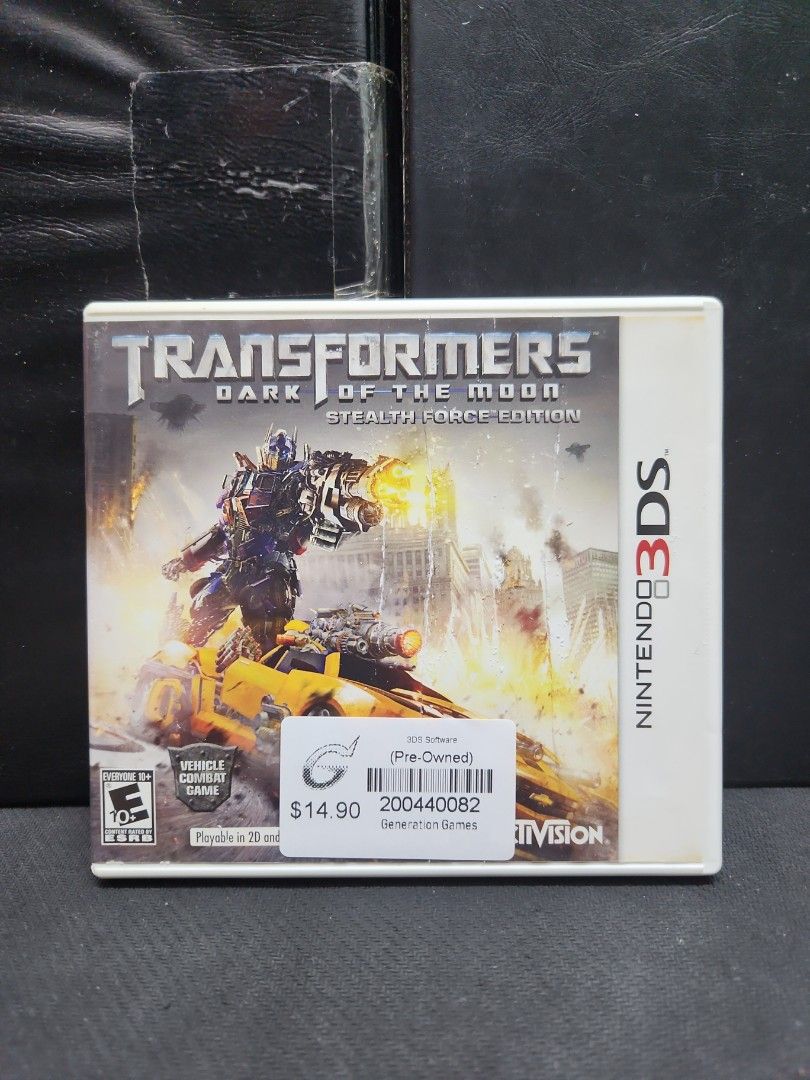 Nonetheless 3DS Transformers Dark of the Moon Used Game Video