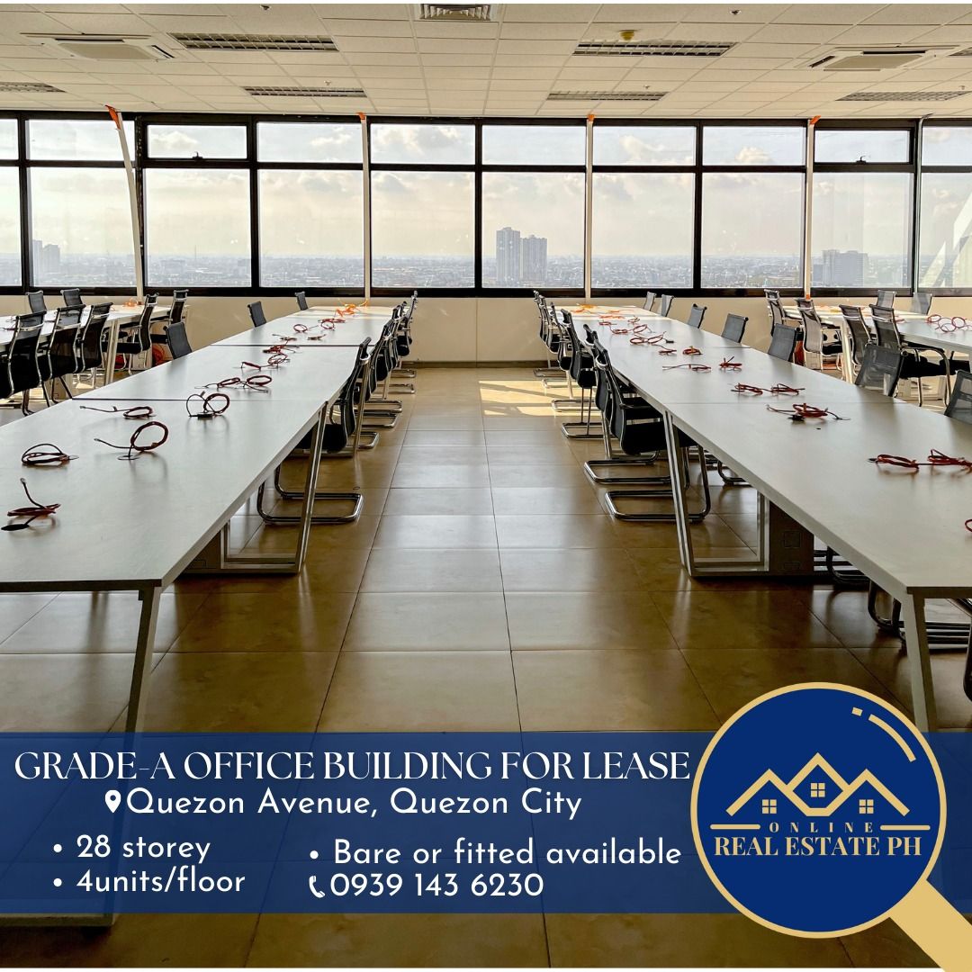 Office space in Quezon Avenue (Category: Commercial) located in Makati City. Submitted by onlinerealestateph (Listing ID 1259989921, Image 3). Description: Office Space for Lease In Quezon City LOCATION: Along Quezon Avenue, Quezon City. PROXIMITY TO: Health Care Institutions (within 3km radius) Providence Hospital Capitol Medical Center Lung Cancer of the Phils Philippine Heart Center Malls Fisher Mall SM North EDSA Trinoma Ayala Malls Vertis No