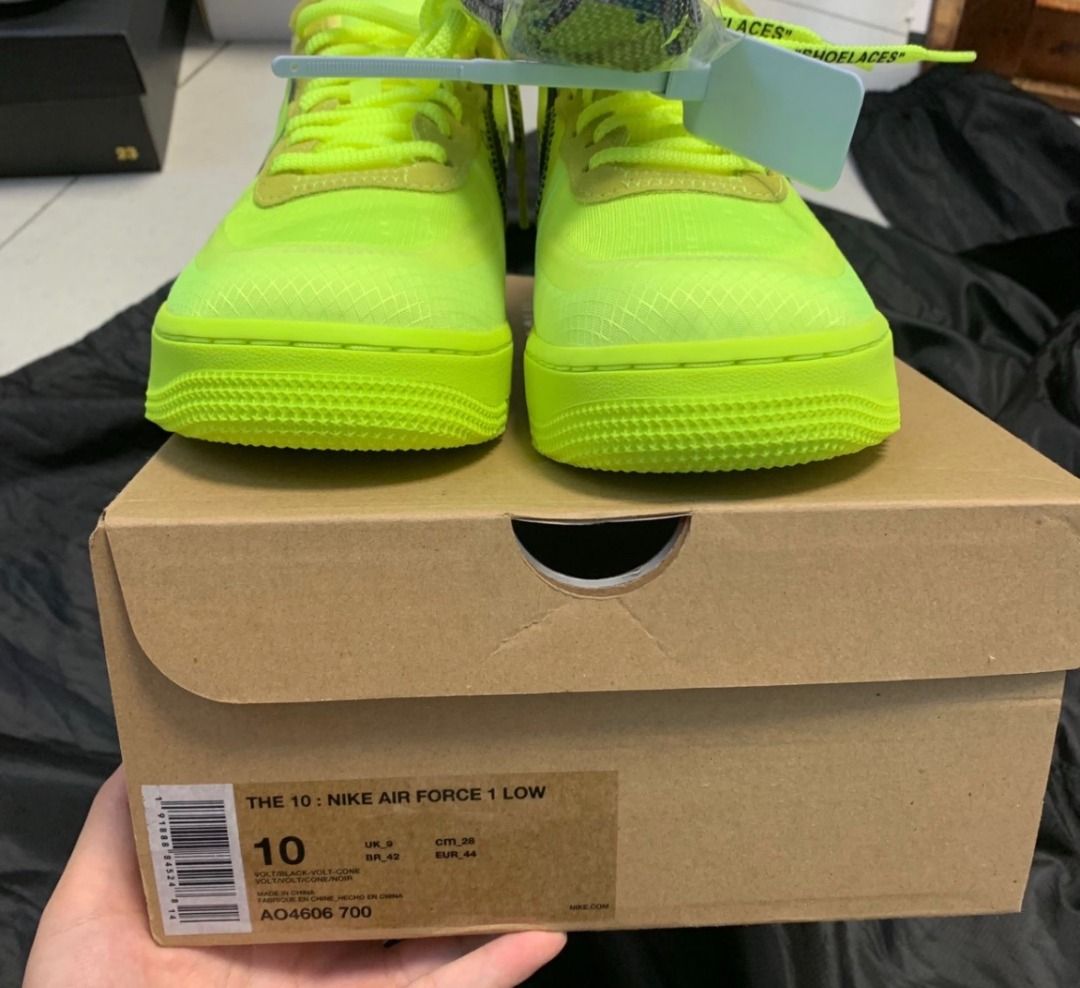 Off White Nike Air Force 1 Low Volt cm AO
