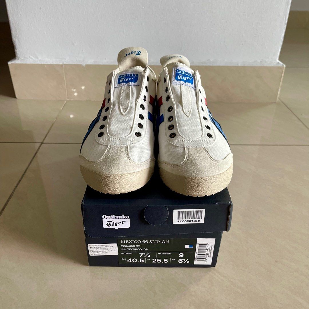 Onitsuka Tiger Mexico 66 Slip On White Tricolor