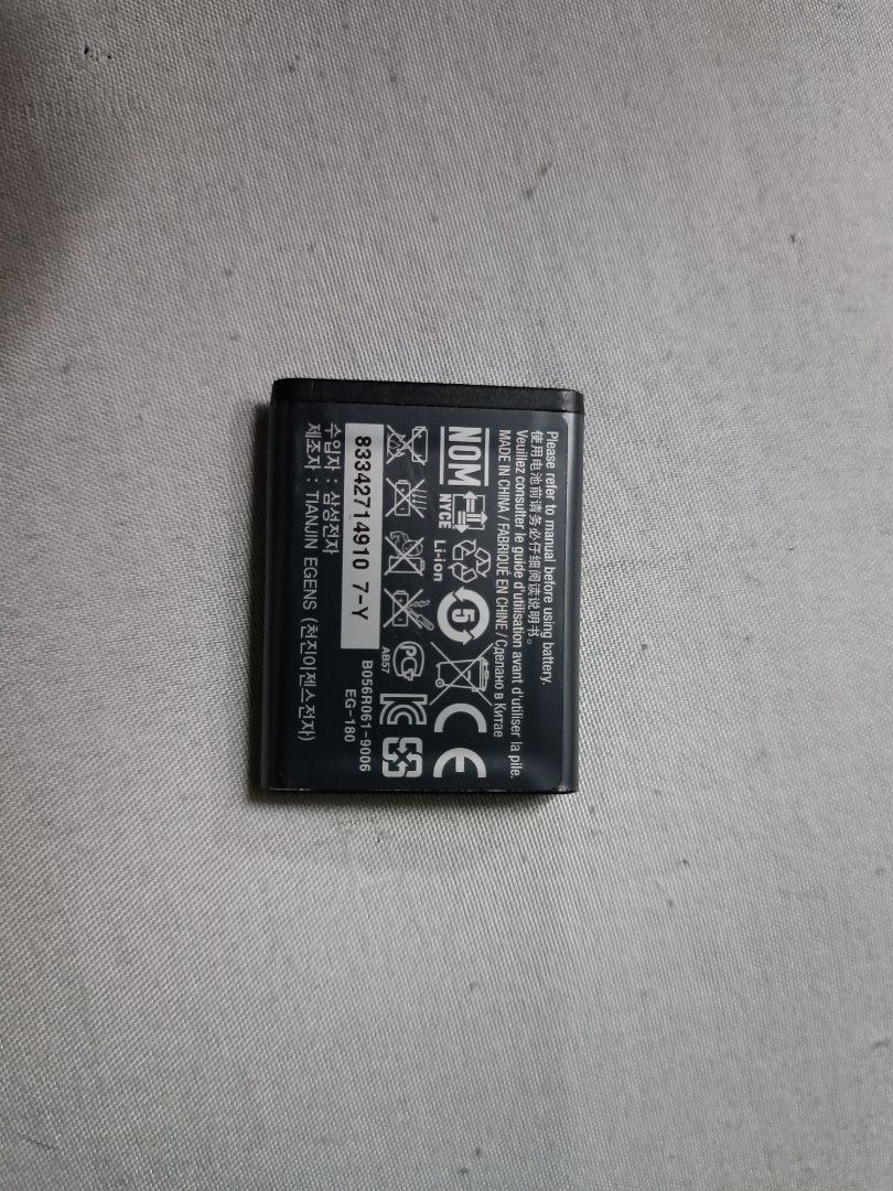 ORIGINAL Samsung BP70A Battery, Photography, Photography Accessories ...
