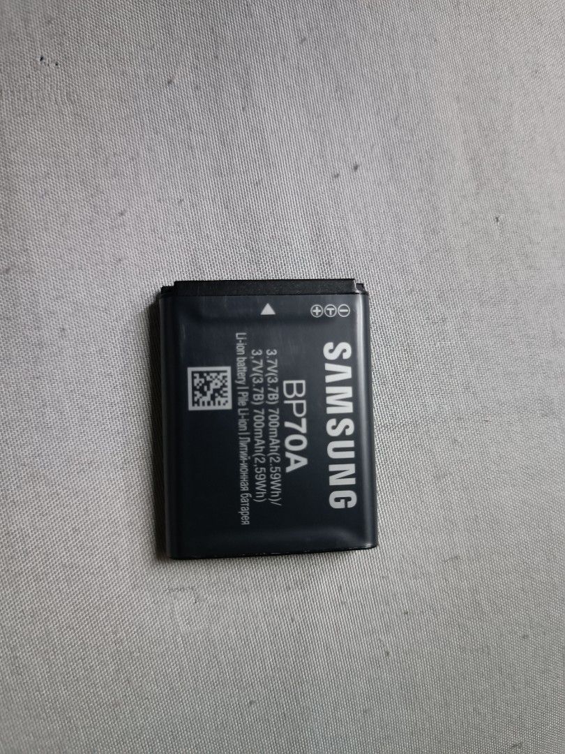 ORIGINAL Samsung BP70A Battery, Photography, Photography Accessories ...