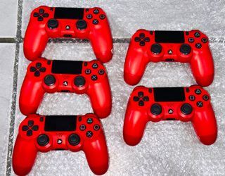 ORIGINAL second hand DS4 PS4 controller- MAGMA RED