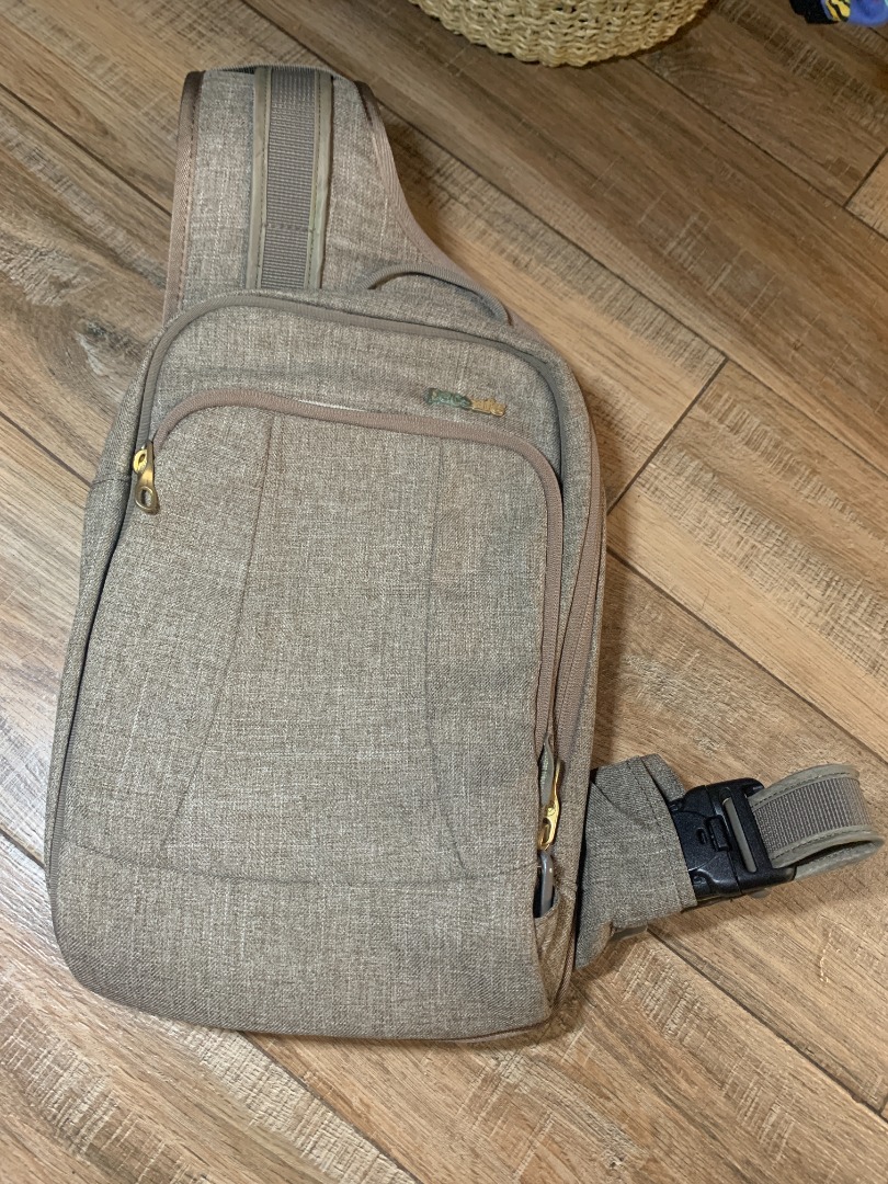 pacsafe crossbody sling bag, Men's Fashion, Bags, Sling Bags on Carousell