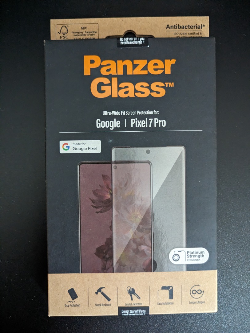 Panzer Glass Pixel 7 Pro Ultra Wide Fit Screen Protector, Mobile Phones