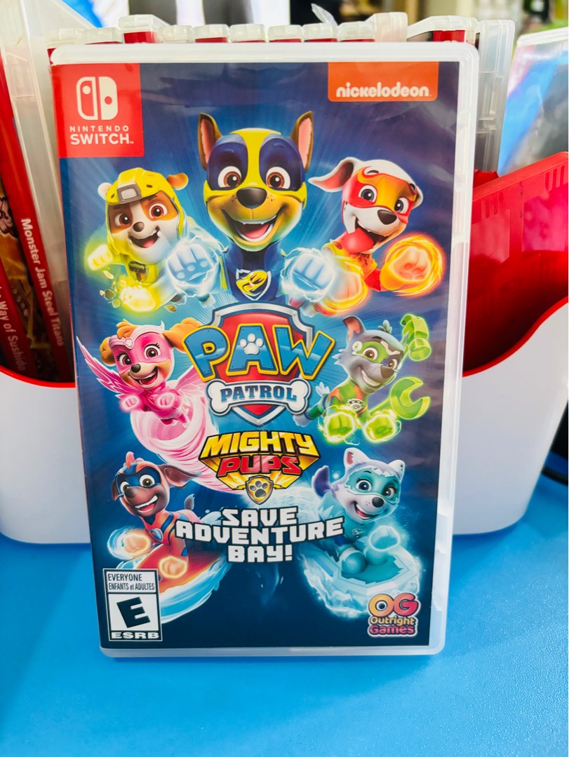 Paw Patrol Mighty Pups Switch game, Video Gaming, Video Games, Nintendo