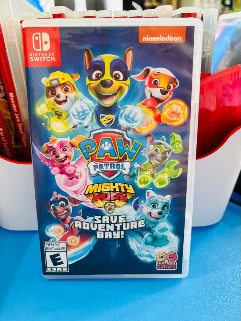 Paw Patrol Mighty Pups Switch game, Video Gaming, Video Games, Nintendo ...