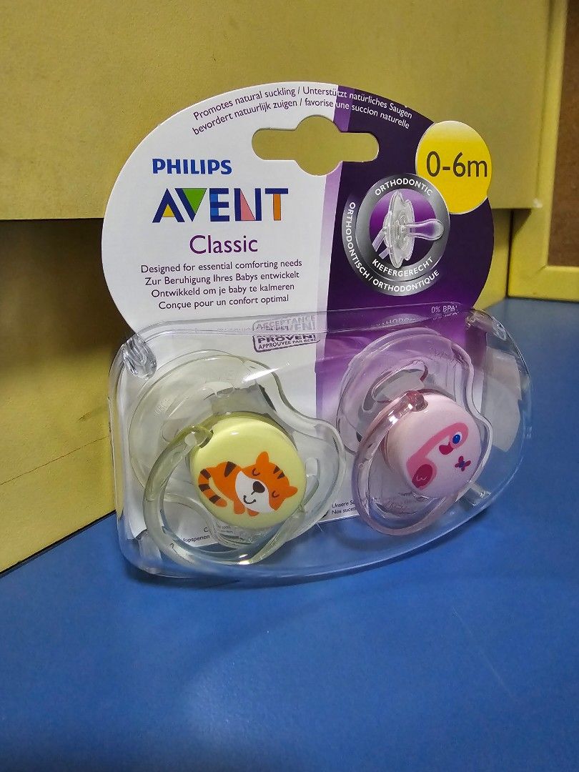 Philip Avent Pacifier (0 to 6 mth), Babies & Kids, Nursing & Feeding