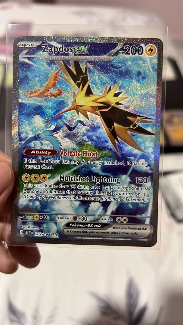 Zapdos EX - Pokemon 151 SV, Hobbies & Toys, Toys & Games on Carousell