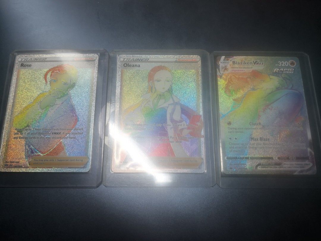 Pokemon Hyper Rainbow Rare Pokmon Card Game TCG Trainer Supporter VMax V  Max, Hobbies & Toys, Toys & Games on Carousell