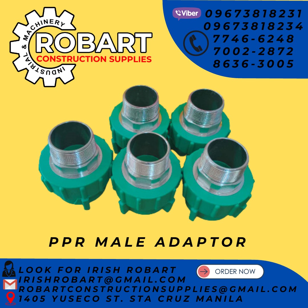 ppr male adaptor, Commercial & Industrial, Construction Tools ...