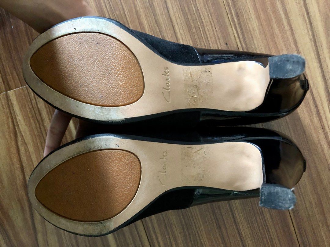 PRELOVED Clarks Mary Jane Pump Heels black Women s Fashion