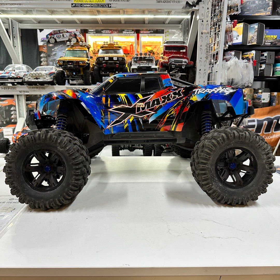 PRE-OWNED] TRAXXAS XMAXX R&R RTR WIDEMAXX LARGE SCALE MONSTER TRUCK 8S  outcast, Hobbies & Toys, Toys & Games on Carousell