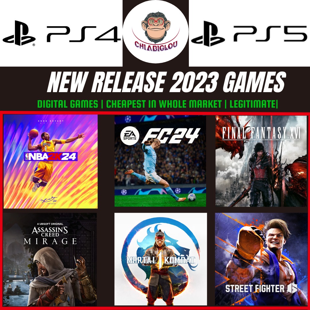 🔥PS4/PS5 Playstation Digital Games FC 24 FIFA 24| NBA2K 24
