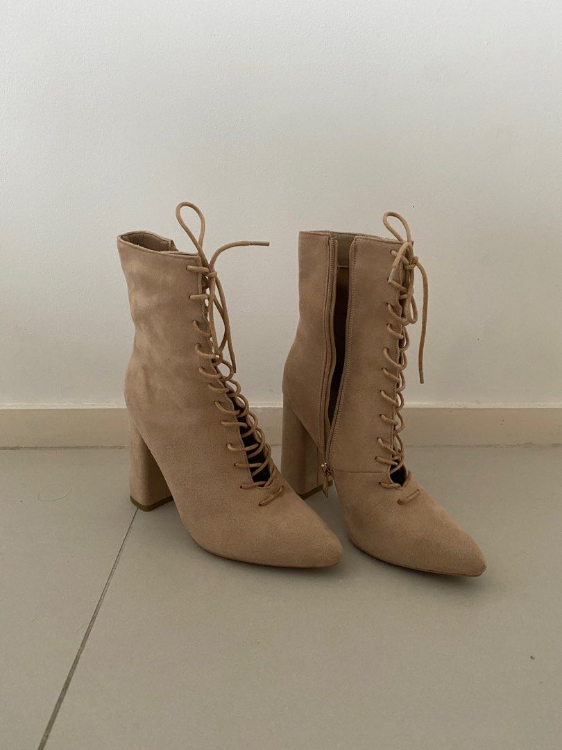 Public desire on sale lace up boots