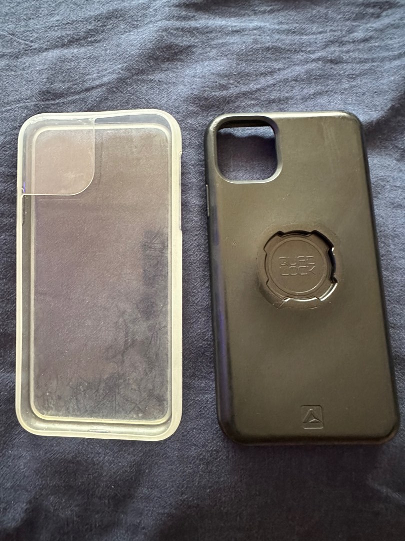 Quad lock IPhone 11 Pro Max care and poncho, Mobile Phones & Gadgets