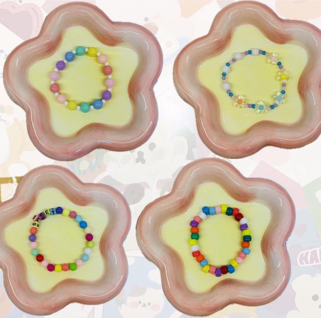 handmade bracelets rainbow jelly Hobbies Toys Stationery