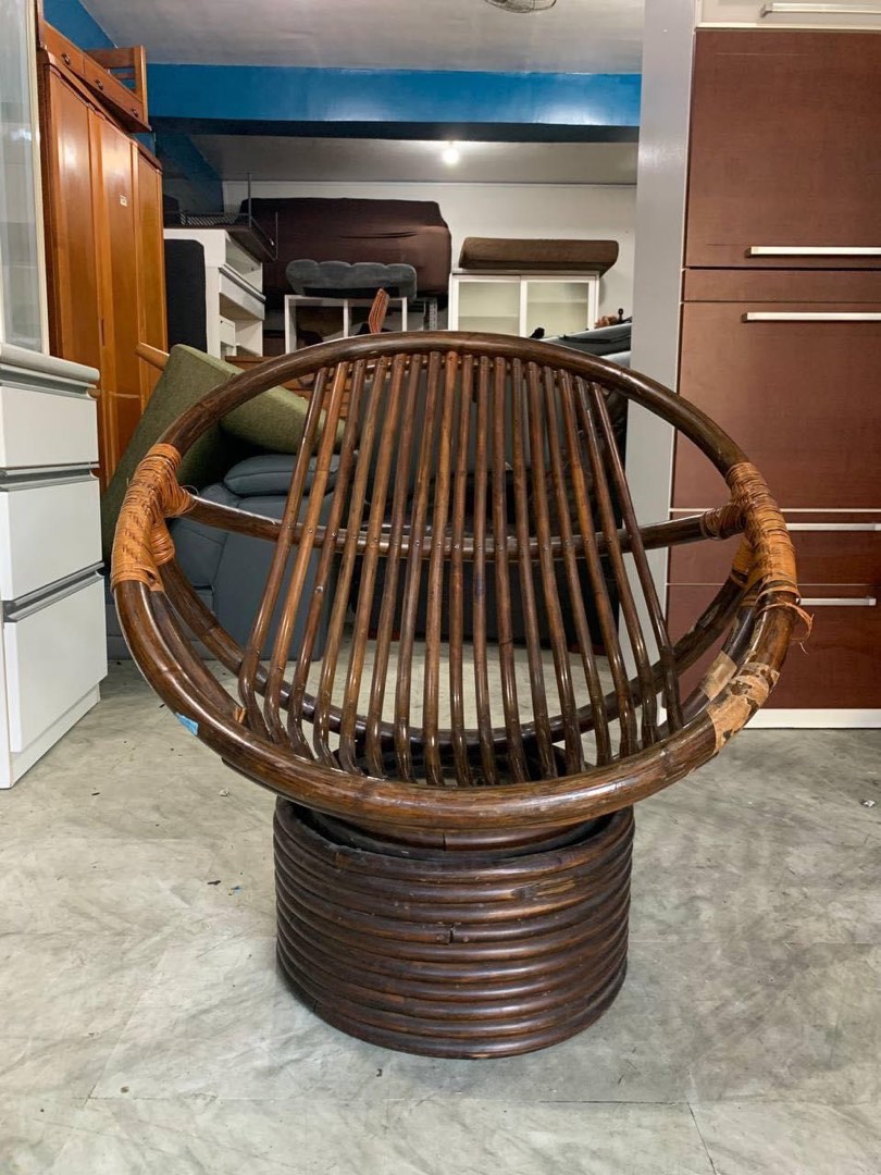 Rattan chair Japan surplus, Furniture & Home Living, Furniture, Chairs on Carousell