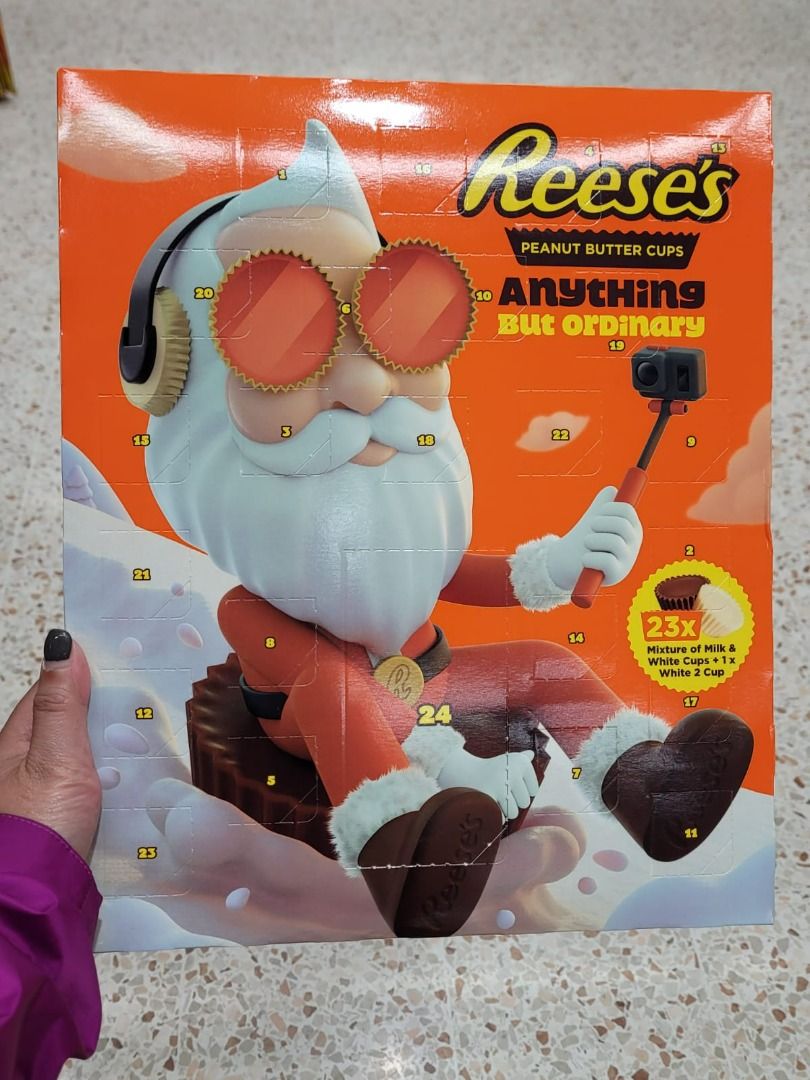 英國代購】Reese #39 s Advent Calendar 248g ｜Peanut Butter｜聖誕倒數月曆 嘢食 嘢飲 包裝食物