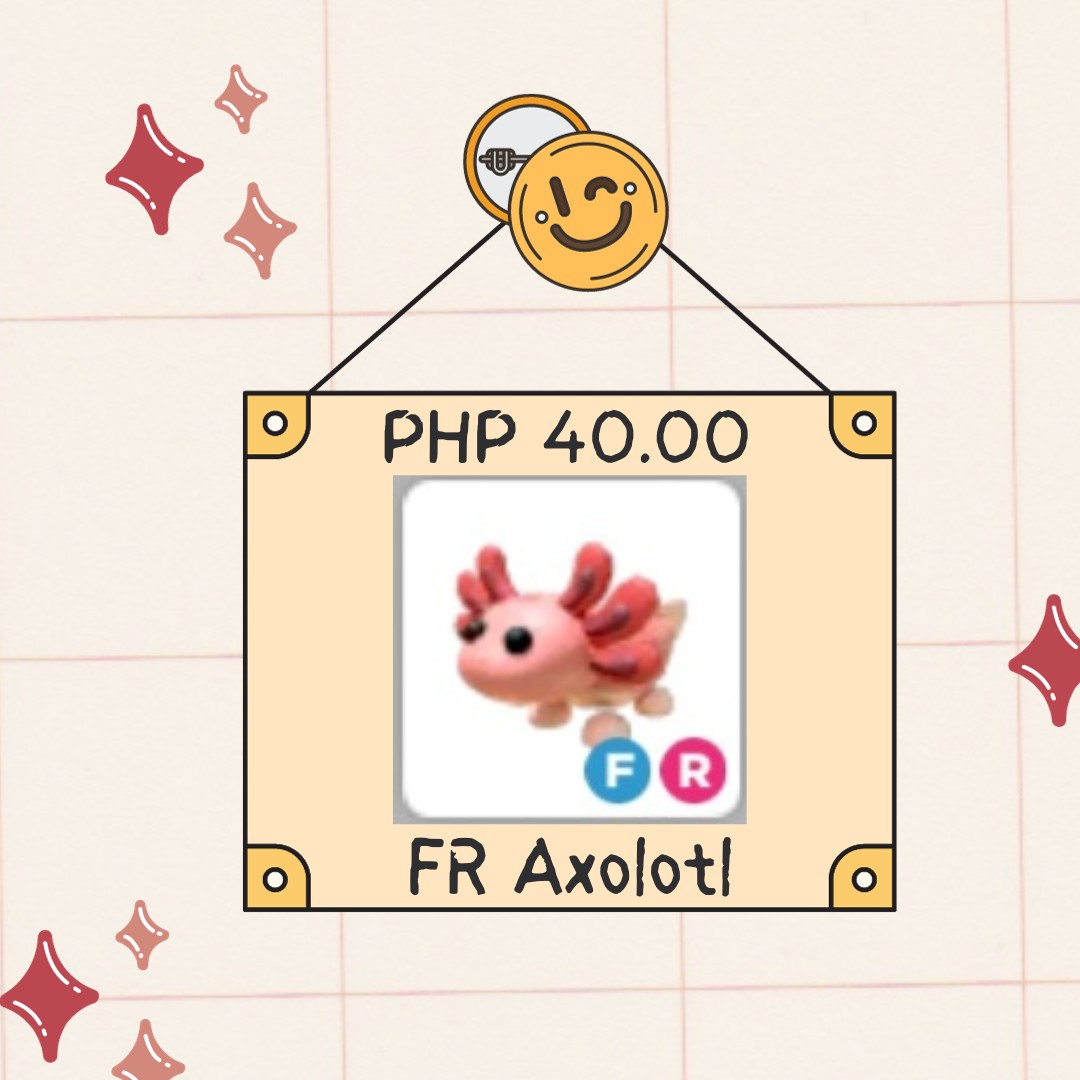 Axolotl, Trade Roblox Adopt Me Items