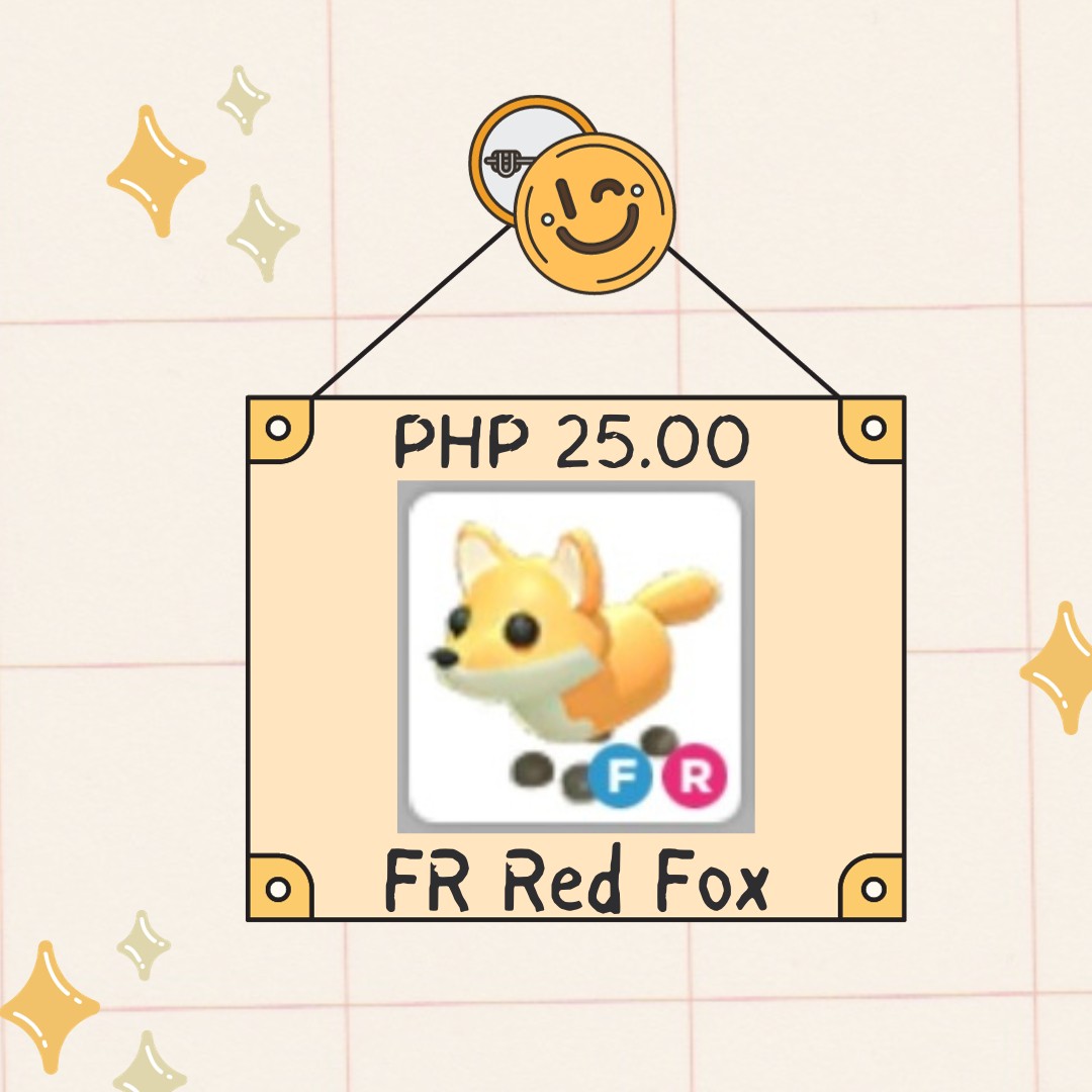 Red Fox, Trade Roblox Adopt Me Items