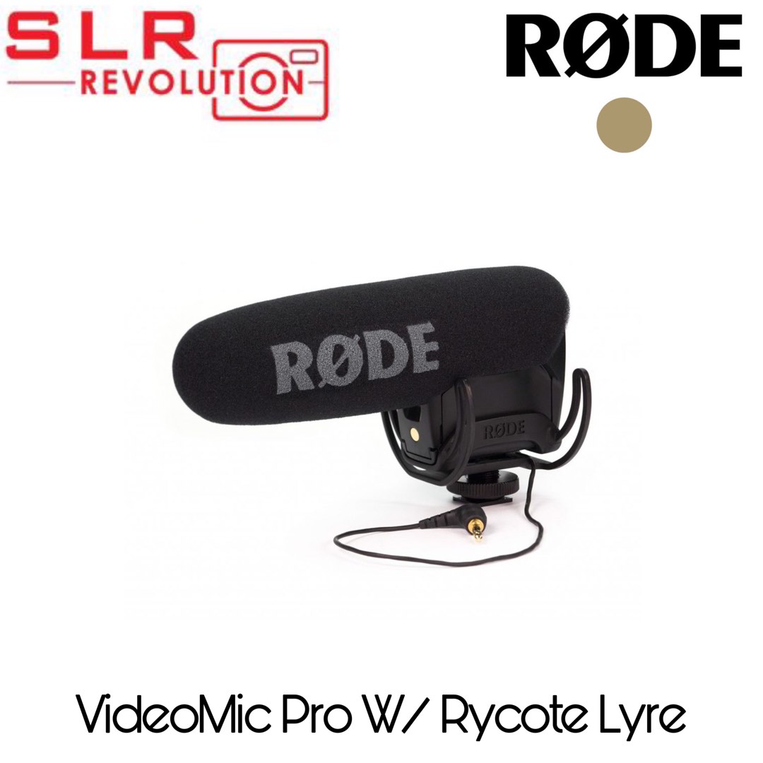 RODE VideoMic Pro W/ Rycote Lyre, Audio, Microphones on Carousell
