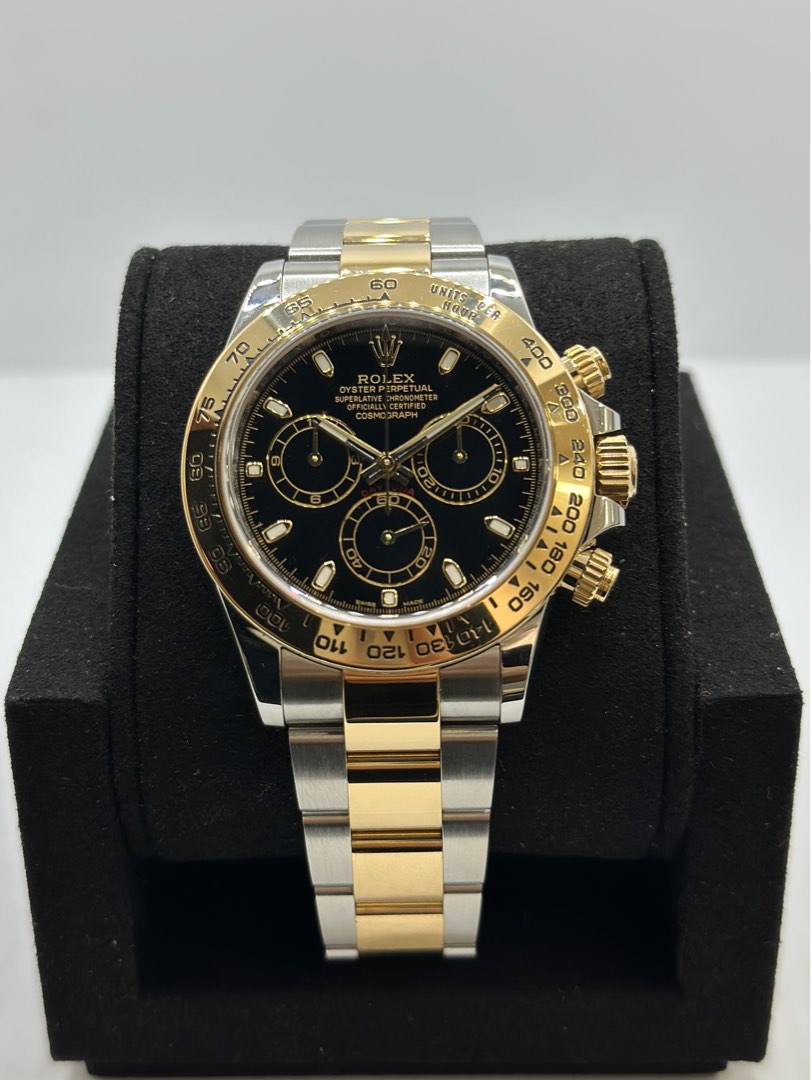 Gold daytona black face deals