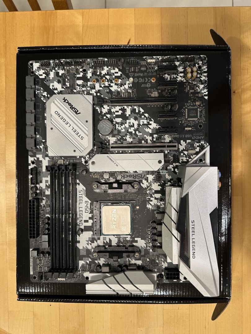 B450 steel legend ryzen 3700x 2025