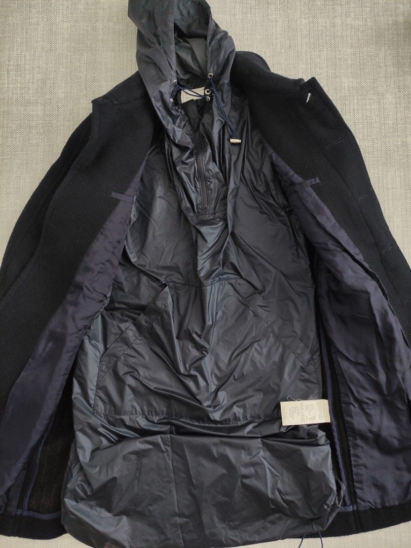 Sacai 2 way Coat (2 Piece), Men's Fashion, Coats, Jackets and