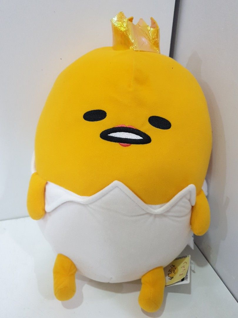 Sanrio Gudetama plush toy, Hobbies & Toys, Toys & Games on Carousell