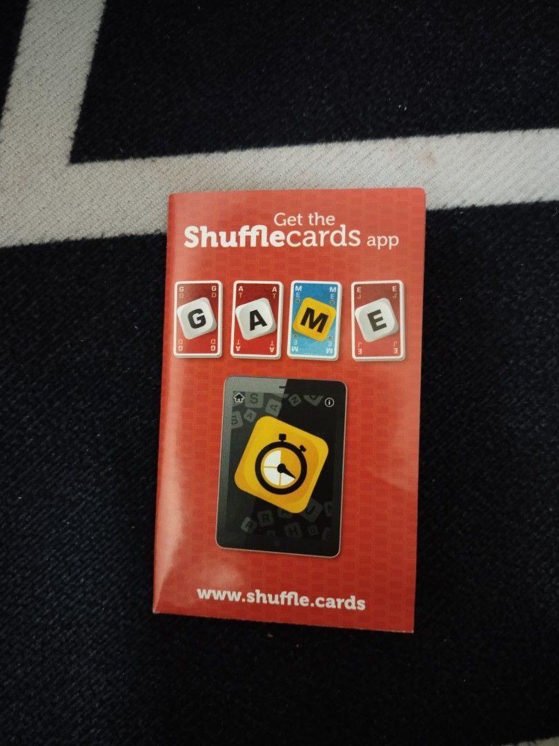 Shuffle Cards Boggle Slam, Hobbies & Toys, Toys & Games on Carousell