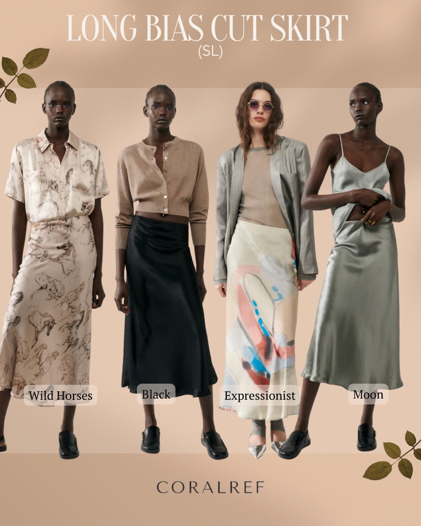 Bias cut skirt silk laundry discount