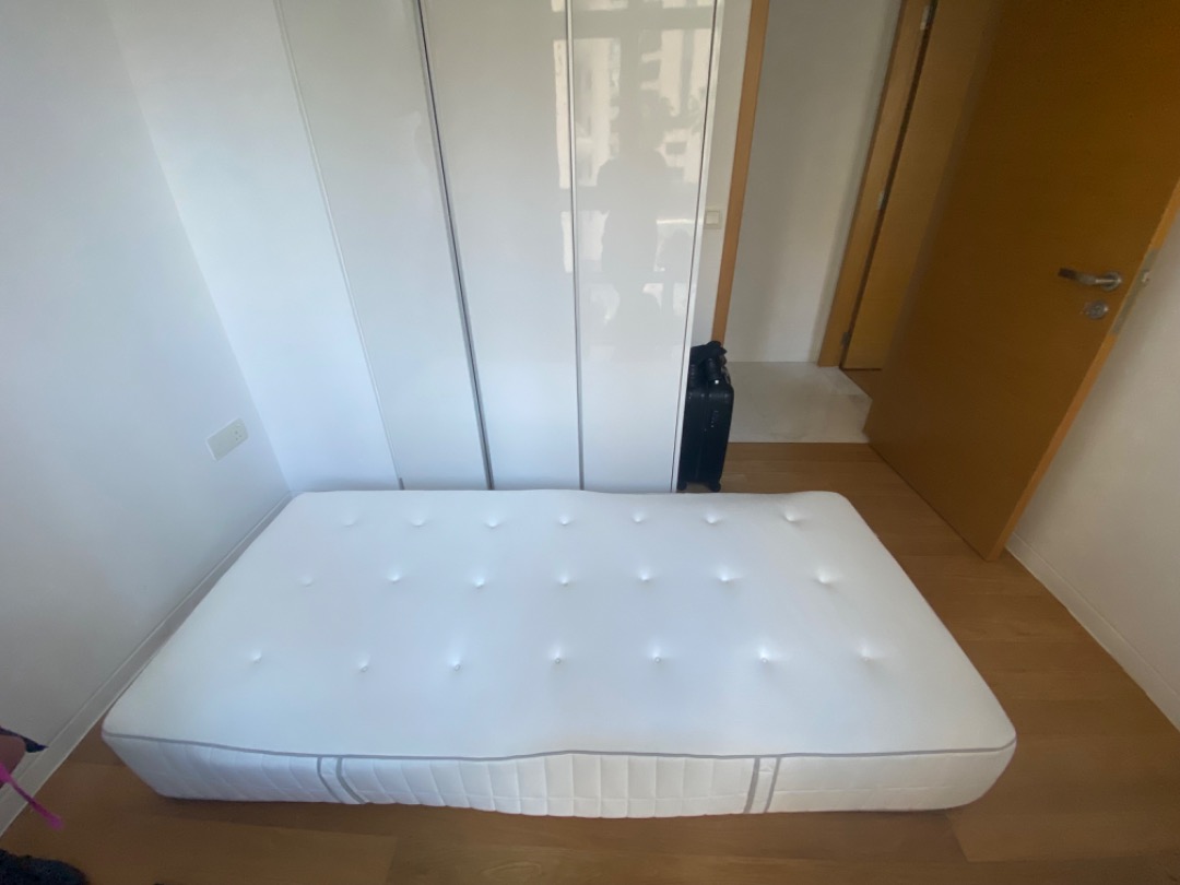Single mattress IKEA Hokkasen, Furniture & Home Living, Furniture, Bed ...