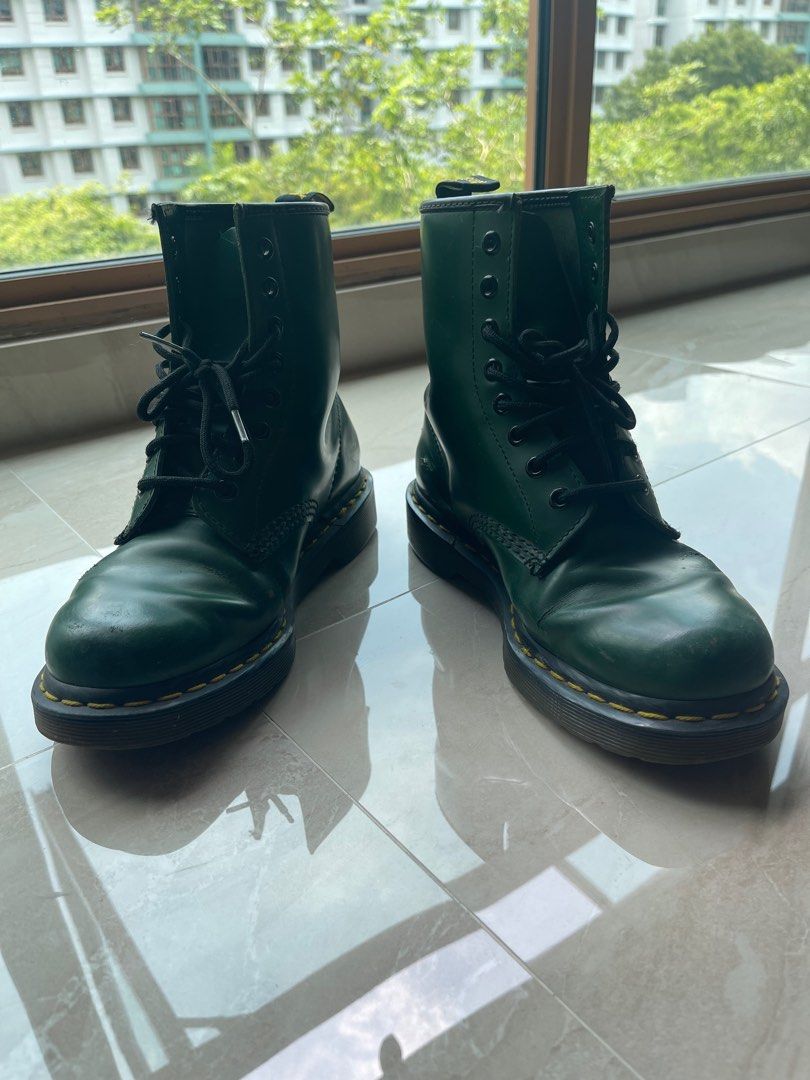 Size 38 Forest Green Doc Martens