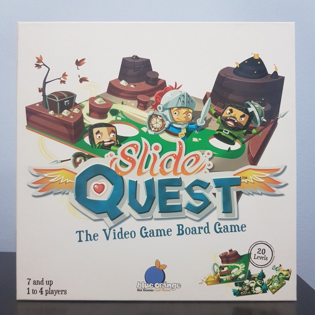 [Free mail] Slide Quest Board Game 1 to 4 players age 7 & up Kid/children and family