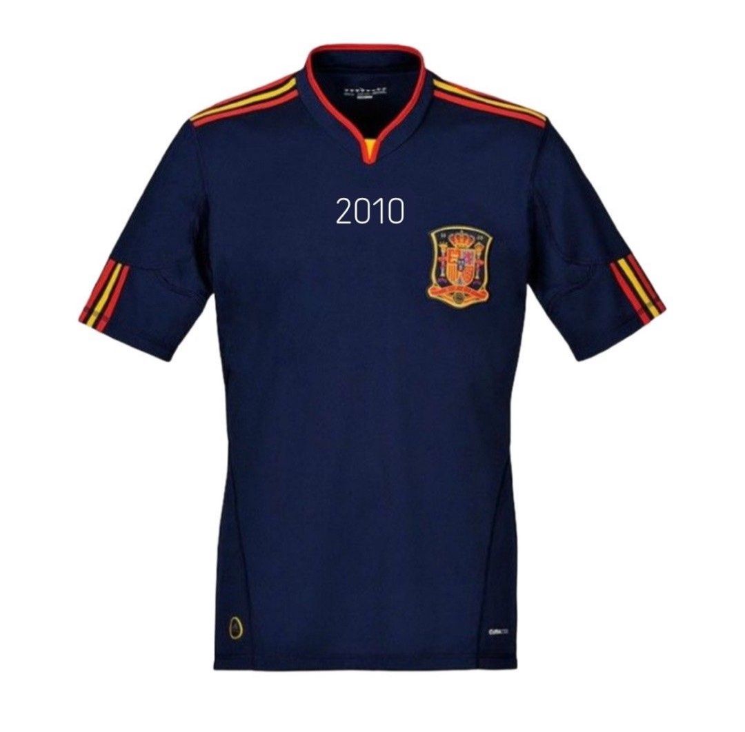 Spain Away world cup Jersey 2010 Football Jersey Soccer Jersey t