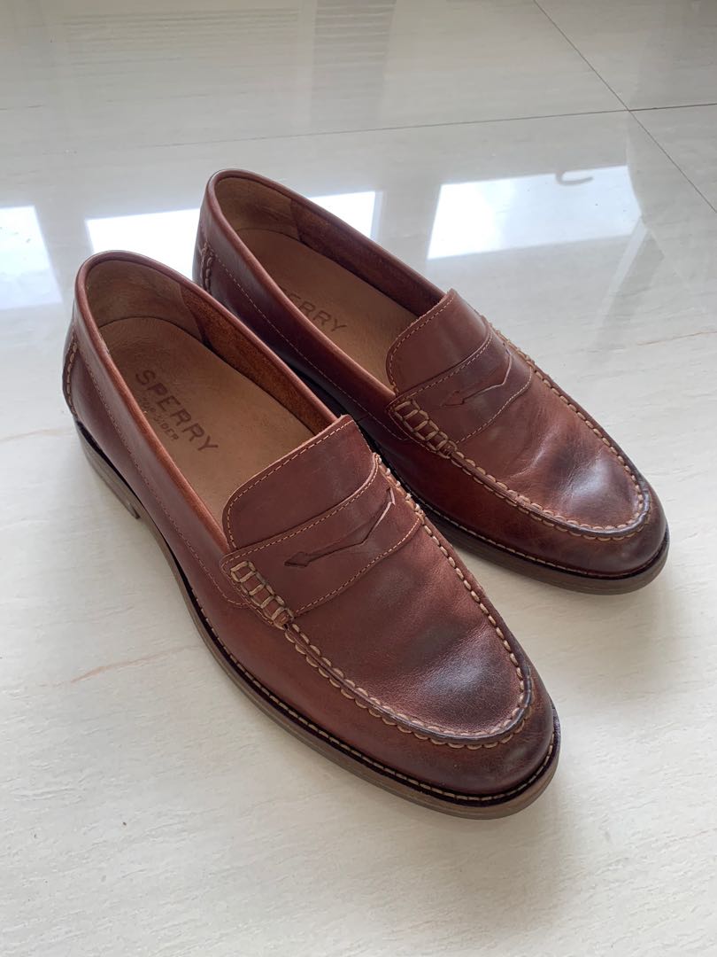 sperry canvas loafers