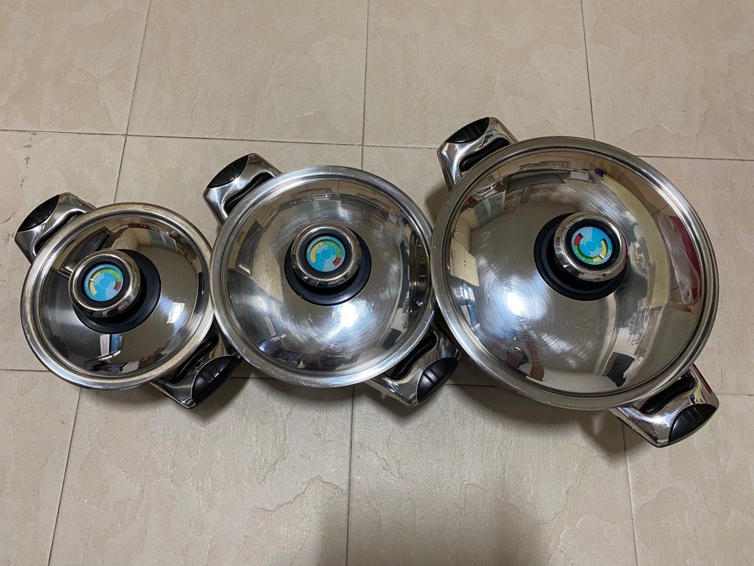 Stainless steel pressure cooker set (German designed SOLINGEN CS KOCH