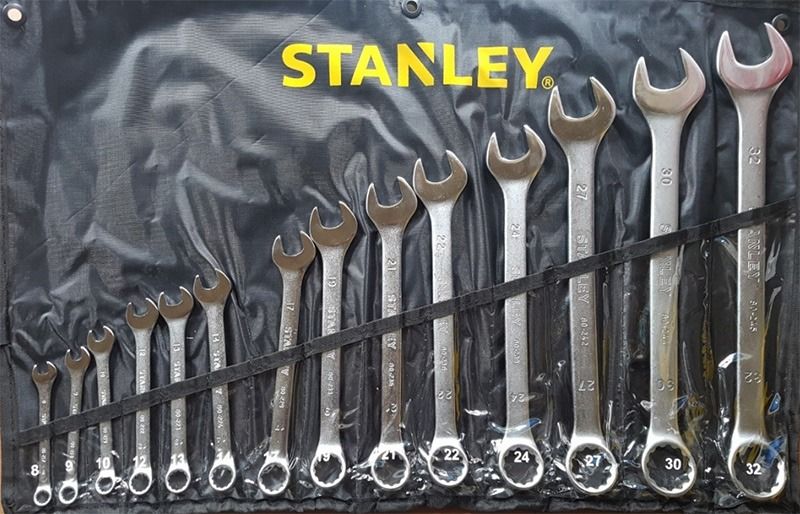 Stanley Combination Wrench Set (Category: Construction Tools & Equipment) located in Quezon City. Submitted by vertexpowertools (Listing ID 1259989498, Image 1). Description: Model Description Price 80-946 14pcs 8-24mm ₱1,550.00 80-944 14pcs 8-32mm ₱2,900.00 Contact#: 8715-2848 | 8668-5818 | 0917-6230556 Address: 125-A G. Araneta Ave., Brgy. Santol, Quezon City (Near Corner Palanza St. Beside Happy Wheels Accessories and Tru Car Stuff Goodyear Se
