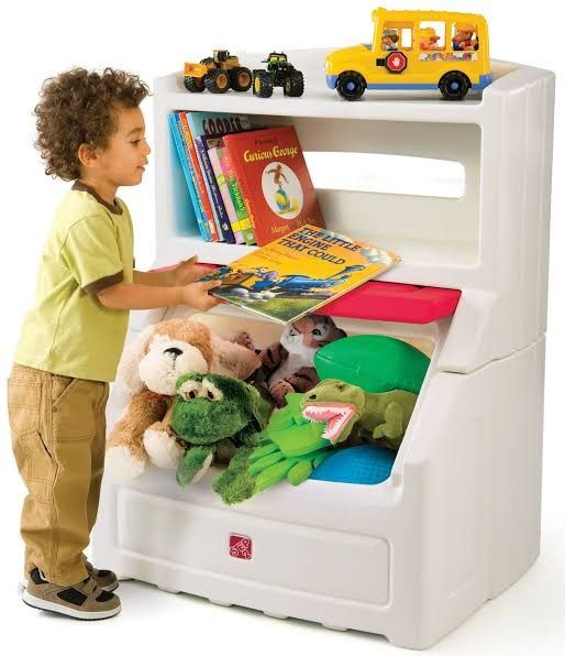 STEP2 LiftandHIDE ToyCHEST & BookSHELF, Hobbies & Toys, Toys & Games
