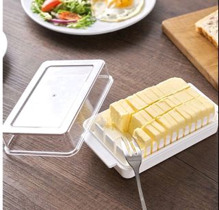 Japanese Imported Butter Storage Container With Spreader, Vertical Butter  Spreader And Small Butter Keeper