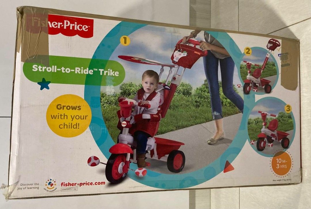 Stroll to ride trike outlet
